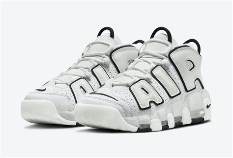 uptempo nike schwarz weiß|nike uptempo white and black.